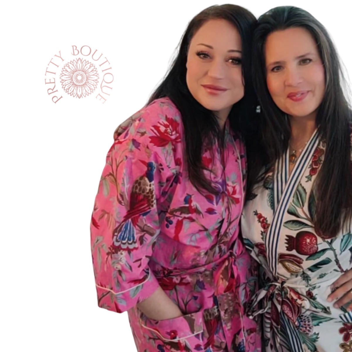 Sunya and Sky Marcano wearing Pretty Boutique kimonos